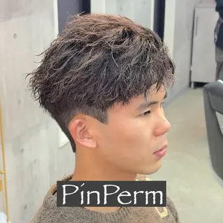 ショート パーマ ヘアアレンジ メンズ MENIN メンズ サロン 望月 涼太のヘアスタイル