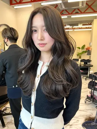 ロング カラー 髪質改善/縮毛矯正 鈴木裕介のヘアスタイル