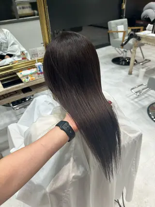 セミロング 野上 麗のヘアスタイル