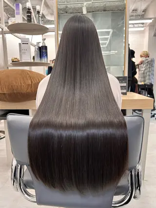 ロング カラー ヘアアレンジ 新宿No.1美髪師 taka髪質改善のヘアスタイル