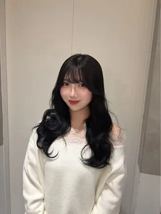 ロング Rino🎀/盛れる 顔周りカット🪽✩のヘアスタイル
