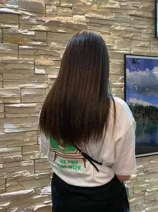ロング カラー 菊池 大佑のヘアスタイル
