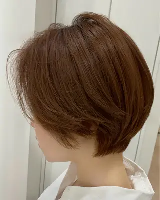 ショート 佐々木陸/ショート特 化/明るい白髪染めのヘアスタイル
