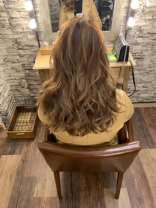 セミロング ヘアアレンジ hair make Lucciのヘアスタイル