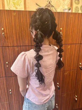 ロング ヘアアレンジ 高橋 佳那のヘアスタイル