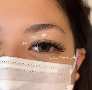 マツエク・マツパ eyelash Anmut Lunaのマツエク・マツパデザイン