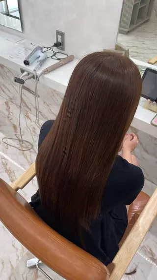 ロング SLASHスラッシュ 木下結月果のヘアスタイル