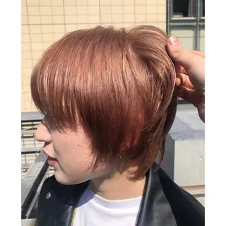 ショート カラー 推しカラー✨ オタク美容師ユウカのヘアスタイル