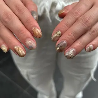ネイル 梅田🪄ニュアンス aoiのネイルデザイン