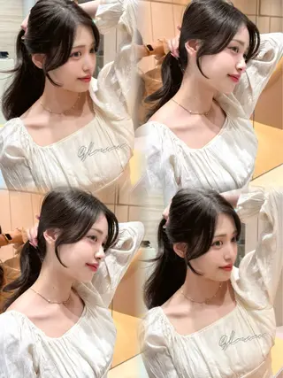 セミロング カラー 大宮レイヤーカット ハッシュ　柏崎颯刀のヘアスタイル