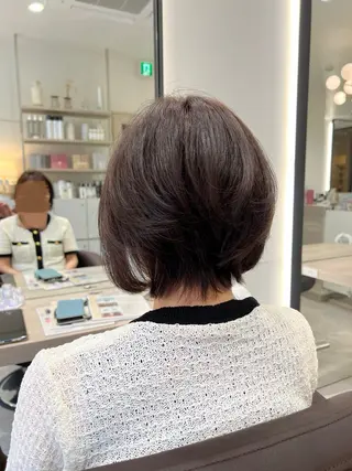 ショート 佐々木陸/ショート特 化/明るい白髪染めのヘアスタイル