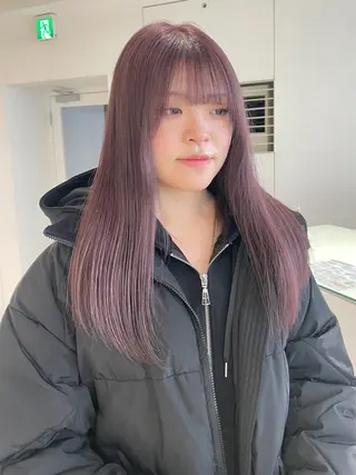 ロング カラー loely 💞miyuのヘアスタイル