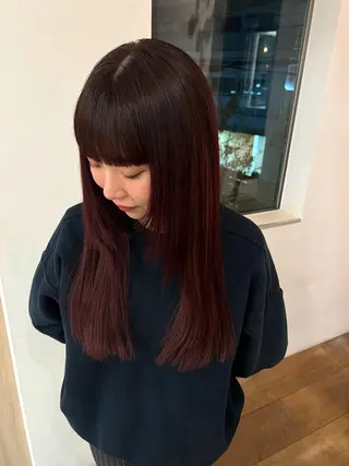 ロング 水野谷遥/ハイトーン /カラーモデル🎀のヘアスタイル