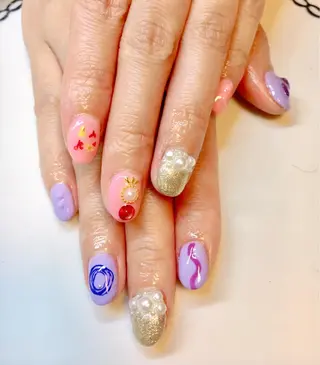 ネイル nailist cocoのネイルデザイン