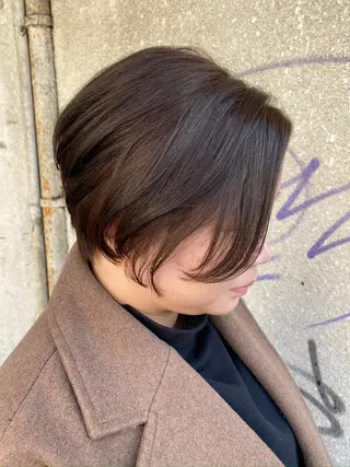 ショート 永沼 真依のヘアスタイル