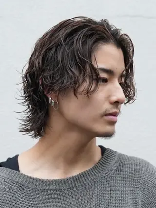 パーマ メンズ 安藤幹人 メンズパーマのヘアスタイル