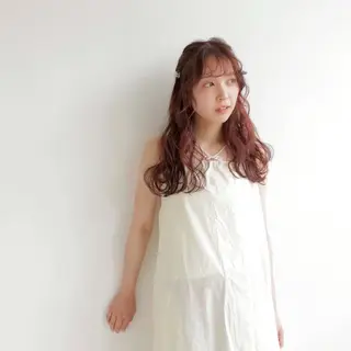 カラー ロング 束感まつぱ🫧 なつき🫧のヘアスタイル