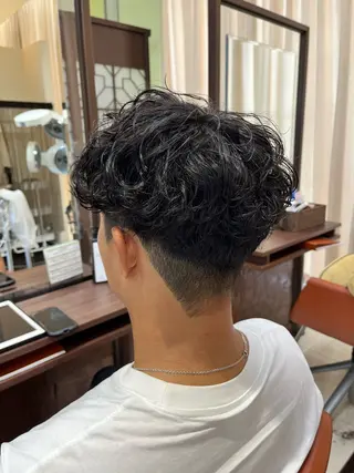 ショート パーマ メンズ 🧊メンズ特化🧊 高木航希のヘアスタイル