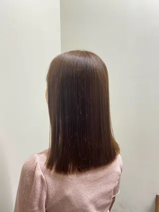 ミディアム ミディアムレイヤー/ 艶カラーNorikaのヘアスタイル