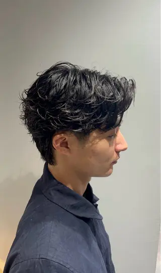 パーマ メンズ ✨北千住No.1✨ カット最安値‼️のヘアスタイル