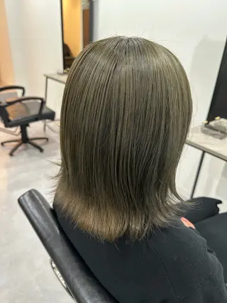 ミディアム カラー 🌈髪質改善🌈 過去の1艶サラ体験✨のヘアスタイル