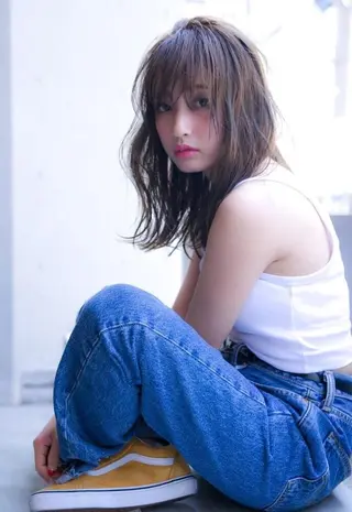 ロング カラー パーマ ヘアアレンジ メンズ キッズ ネイル マツエク・マツパ 🌸グレージュ/ ベージュ🌸yutaのヘアスタイル