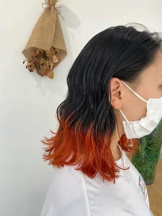 ミディアム hair salonのヘアスタイル