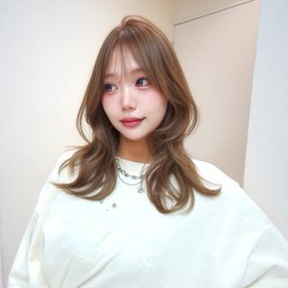 ミディアム カラー 🎀𝑆𝐴𝑅𝐴 /レイヤーカット🎀のヘアスタイル