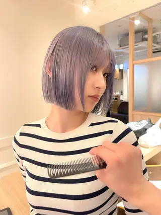ミディアム カラー “ミニモ最高評価獲得 “代表"Kohei"のヘアスタイル