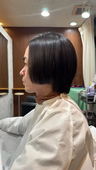 セミロング メンズ 水相 智貴のヘアスタイル