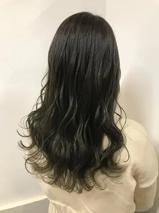 ロング カラー ヘアアレンジ GiseL天神カラー 髪質改善/ブリーチのヘアスタイル