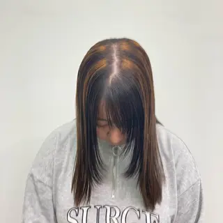 ミディアム カラー JUURI- Shionのヘアスタイル