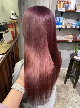 ロング カラー ヘアアレンジ 中村 彩乃のヘアスタイル