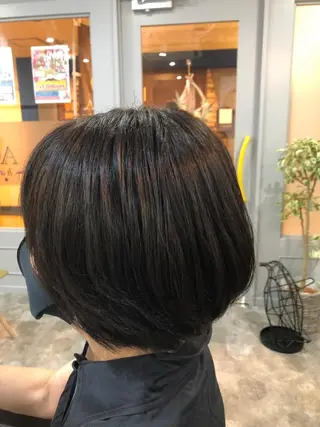 ショート カラー hair care ACRO店長　谷のヘアスタイル