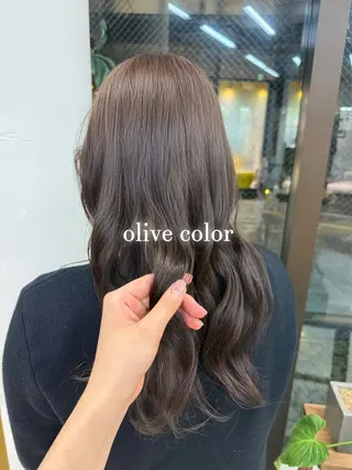 ロング カラー 透明感暖色カラー🥣 rico💗のヘアスタイル