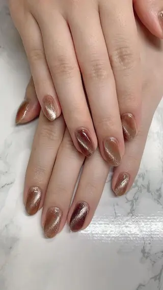 ネイル ネイル💕& まつ毛パーマのネイルデザイン