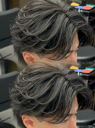カラー パーマ メンズ 札幌メンズ指名 No. 1/光👑のヘアスタイル