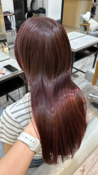 ロング 大木 唯月のヘアスタイル