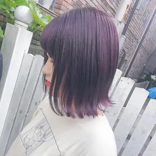 ミディアム カラー ヘアアレンジ メンズ キッズ ブリーチの髪様 MASATOのヘアスタイル