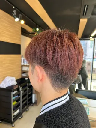 ショート カラー メンズ 中村 飛優 /姪浜のヘアスタイル