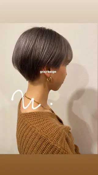 ショート カラー ダメージレスサロン✨ kayo🌱のヘアスタイル