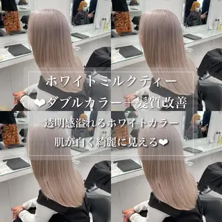 ロング カラー ウルフカットマスター みつきのヘアスタイル