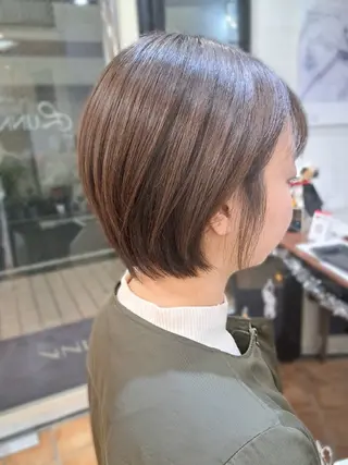 ショート カラー 💜𝑳𝑼𝑵𝑨 🌻母良田愛美🌻のヘアスタイル