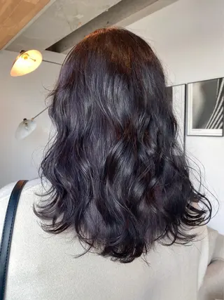 ロング カラー 新潟/万代/レイヤー 韓国風/明間未来のヘアスタイル