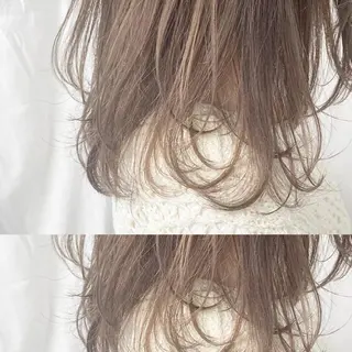 セミロング カラー Amelie yunのヘアスタイル