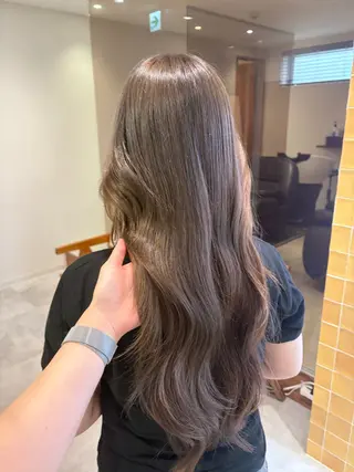 ロング カラー ﾚｲﾔｰ🩵透明感 ೀユイ🌙のヘアスタイル