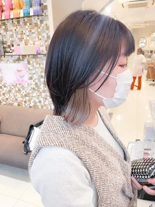 ミディアム カラー ✨カラー支持No.1 🧸ワキ カナコ🧸のヘアスタイル