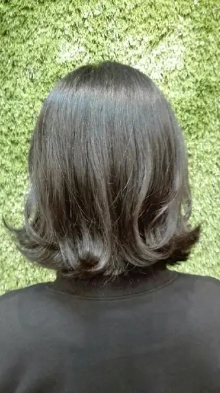 ミディアム カラー パーマ ヘアアレンジ メンズ キッズ ネイル マツエク・マツパ MEGUMI megumiのヘアスタイル