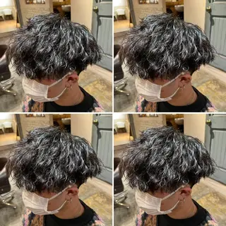 パーマ メンズ メンズパーマ特化 望月謙二郎のヘアスタイル
