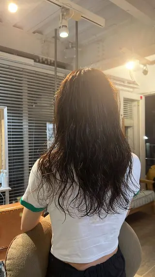 ロング パーマ 🪞表参道パーマ Nikachi🪞のヘアスタイル